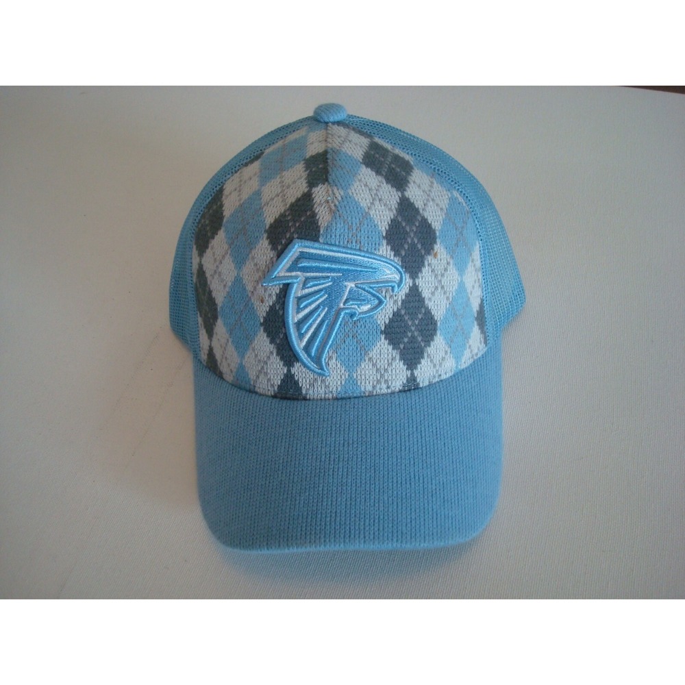 ATLANTA FALCONS ARGYLE TRUCKER   SNAPBACK‎ DEADSTOCK HAT CAP VINTAGE N1